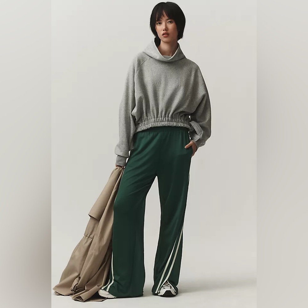 NEW Daily Practice by Anthropologie Long-Sleeve Funnel Neck Sweatshirt Medium - Picture 3 of 10